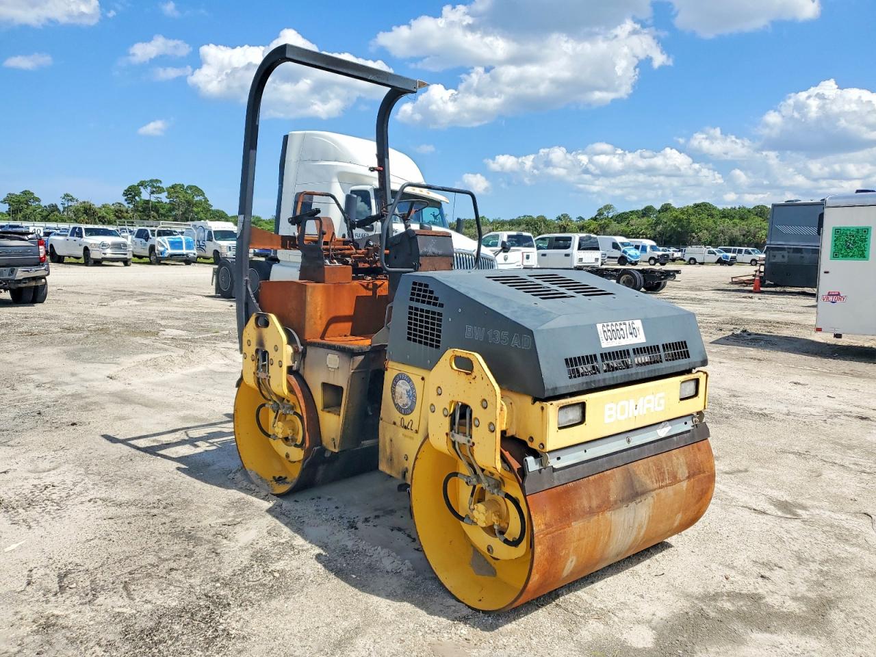 1999 BOMAG BW135AD 2007   DOUBLE DRUM VIBRATORY ROLLER | 101650121888 | UPCARS