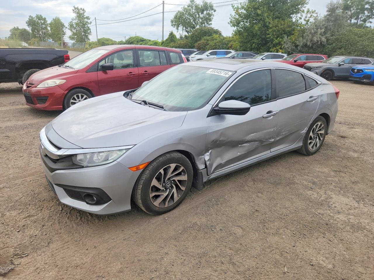 2018 HONDA CIVIC EX | 2HGFC2F81JH012473 | UPCARS