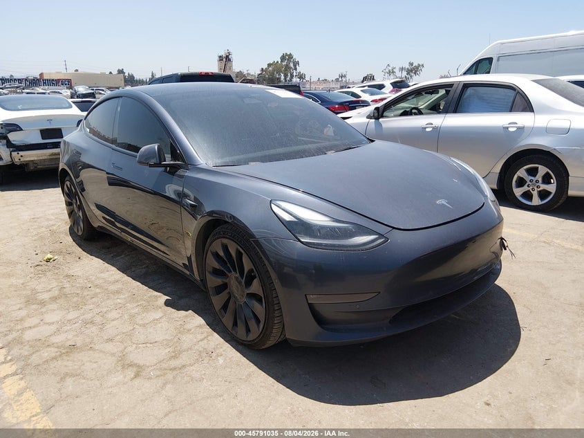 2022 TESLA MODEL 3 PERFORMANCE DUAL MOTOR ALL-WHEEL DRIVE | 5YJ3E1EC7NF299633 | UPCARS