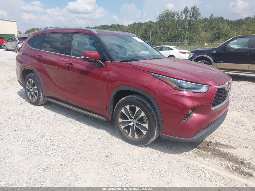 2021 TOYOTA HIGHLANDER XLE | 5TDGZRAH6MS042477 | UPCARS