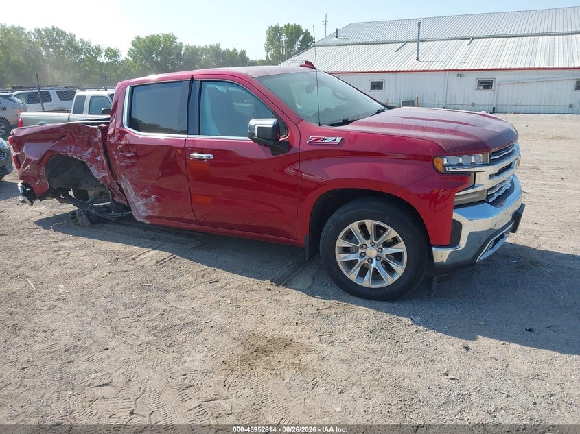 2021 CHEVROLET SILVERADO 1500 4WD  SHORT BED LTZ | 3GCUYGED1MG480548 | UPCARS