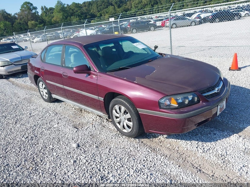 2003 CHEVROLET IMPALA | 2G1WF52EX39217945 | UPCARS