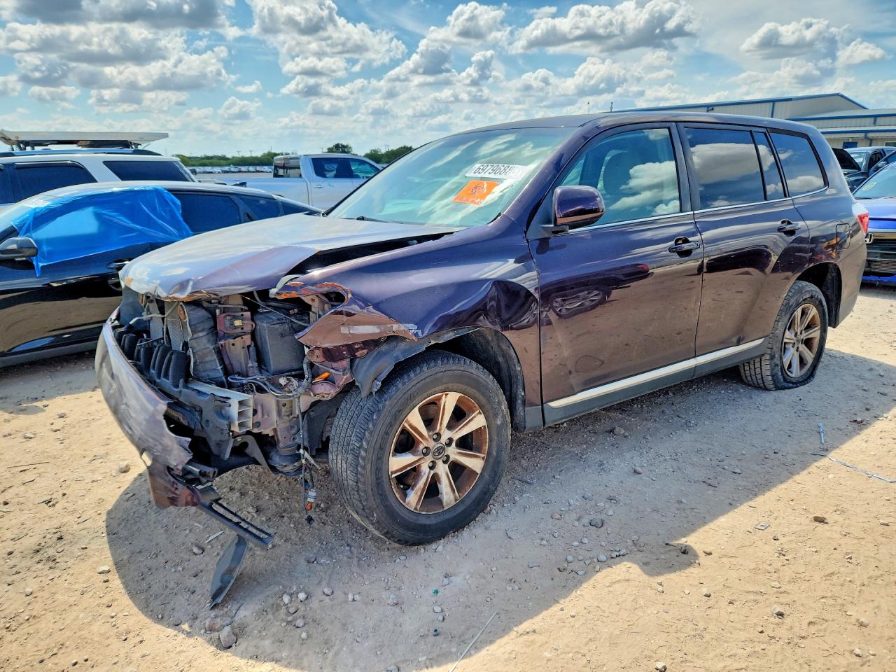 2013 TOYOTA HIGHLANDER BASE | 5TDZA3EH3DS036188 | UPCARS