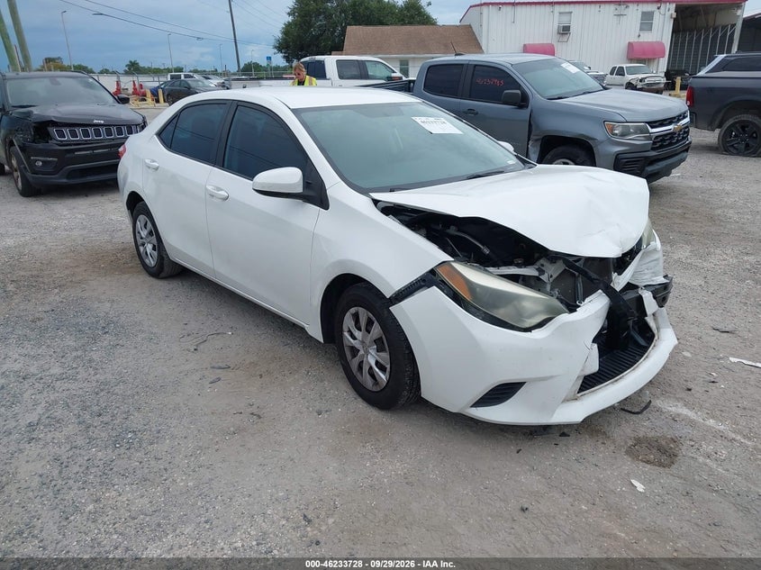 2016 TOYOTA COROLLA L | 5YFBURHEXGP457366 | UPCARS