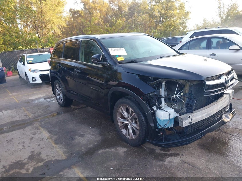 2015 TOYOTA HIGHLANDER XLE V6 | 5TDJKRFH8FS184156 | UPCARS