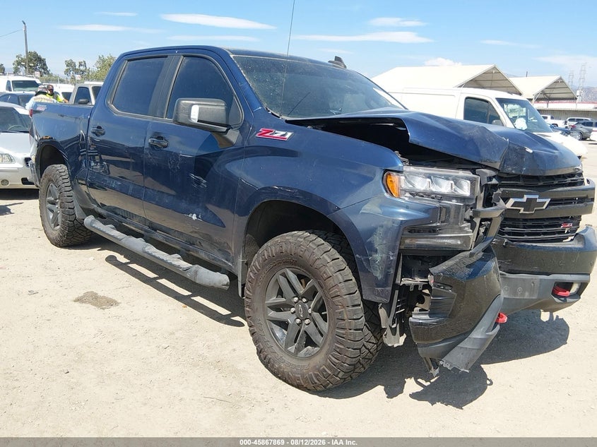 2021 CHEVROLET SILVERADO 1500 4WD  SHORT BED LT TRAIL BOSS | 1GCPYFED1MZ166857 | UPCARS