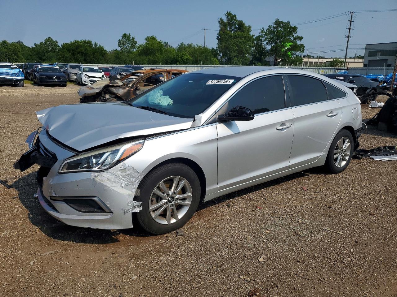 2017 HYUNDAI SONATA SE | 5NPE24AF7HH547985 | UPCARS