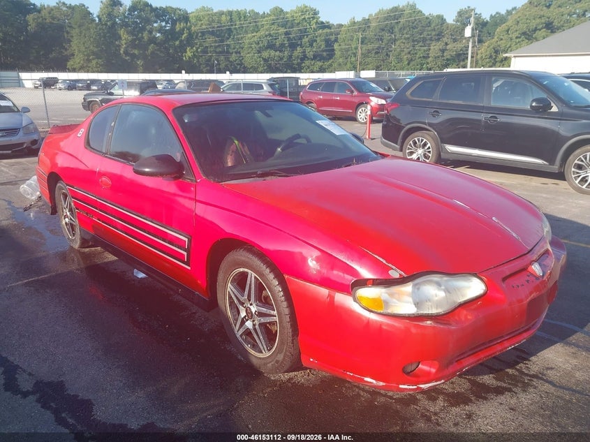2004 CHEVROLET MONTE CARLO SUPERCHARGED SS | 2G1WZ121349381794 | UPCARS