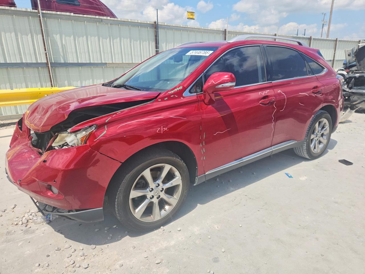 2011 LEXUS RX 350 | JTJZK1BA4B2411628 | UPCARS