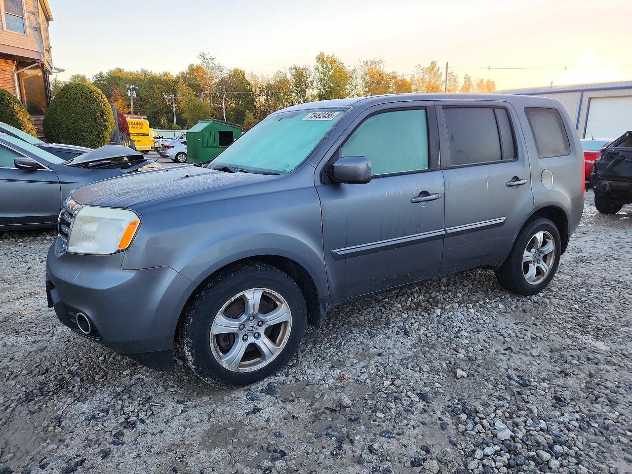 2013 HONDA PILOT EXL | 5FNYF4H56DB050255 | UPCARS