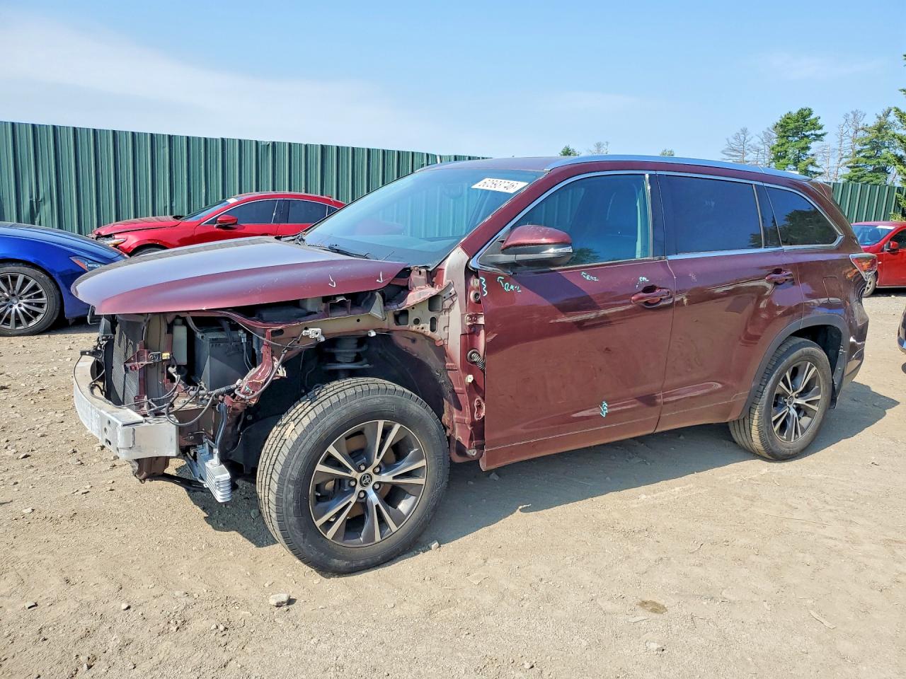 2016 TOYOTA HIGHLANDER XLE | 5TDJKRFH0GS268893 | UPCARS