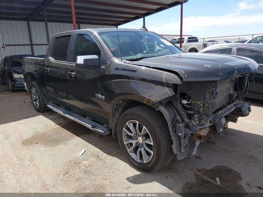 2021 CHEVROLET SILVERADO 1500 2WD  SHORT BED LT | 1GCPWCED4MZ133985 | UPCARS