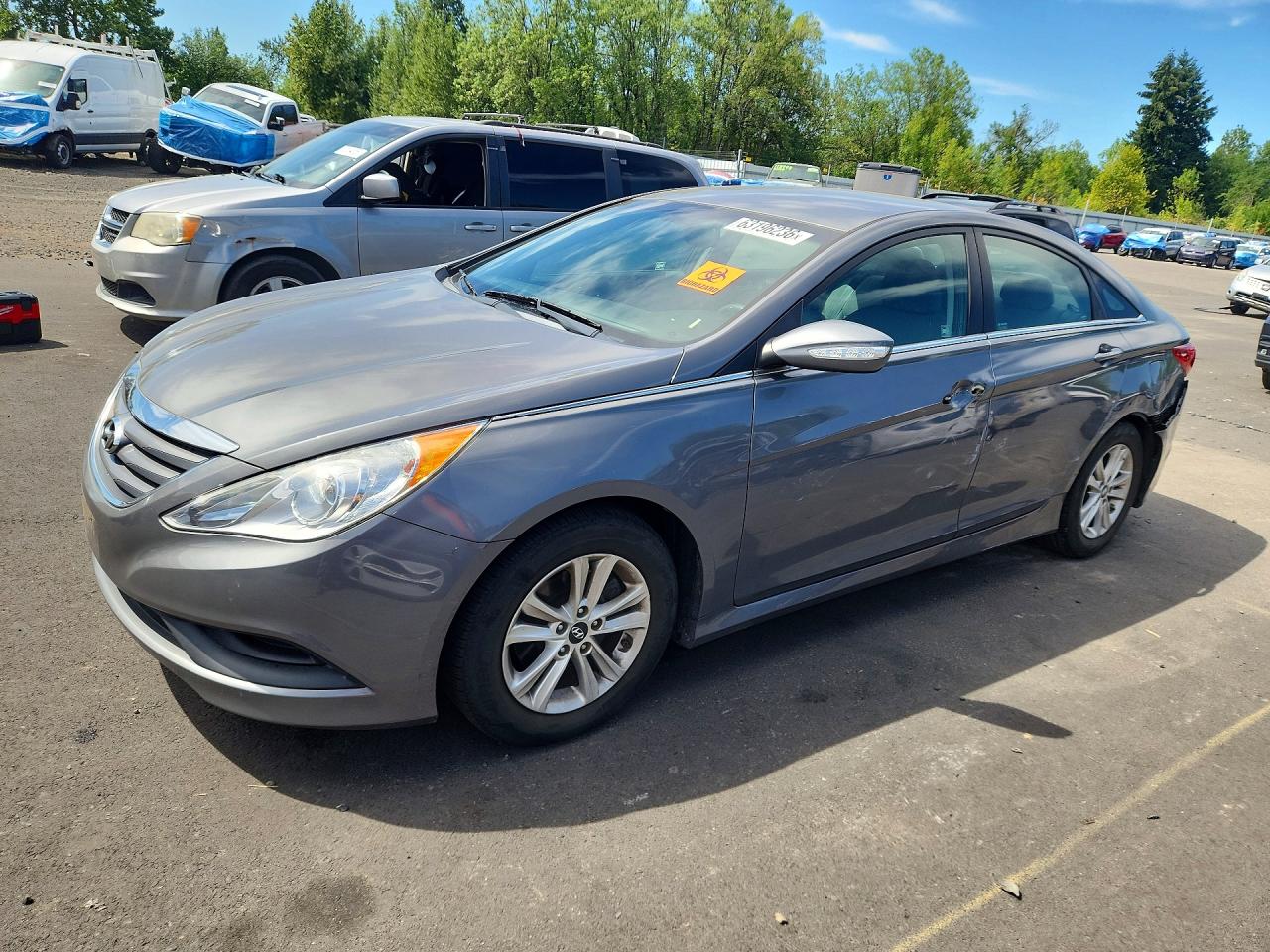 2014 HYUNDAI SONATA GLS | 5NPEB4AC1EH927499 | UPCARS