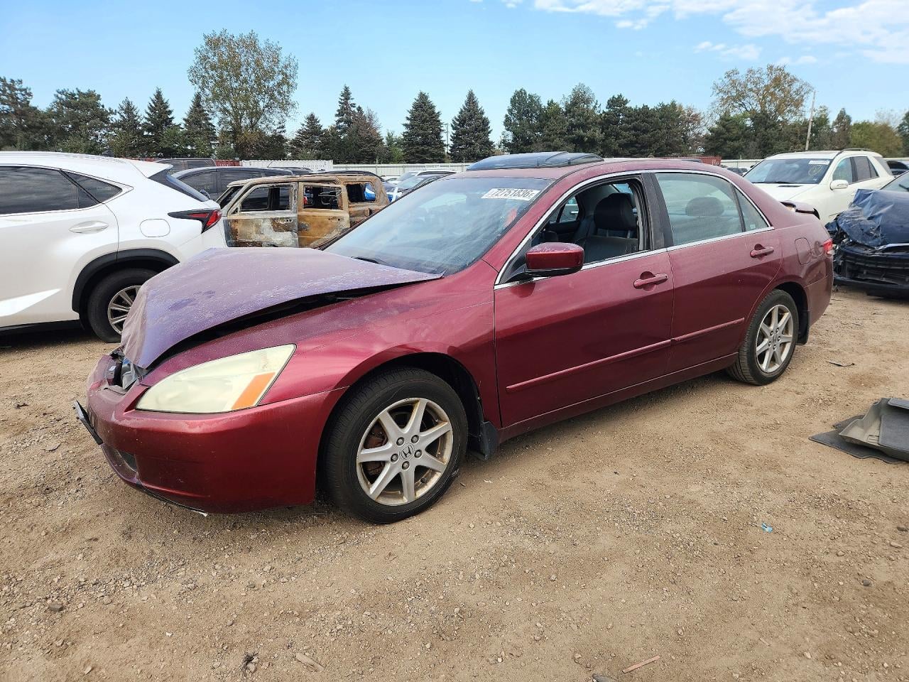 2003 HONDA ACCORD EX | 1HGCM66563A096336 | UPCARS