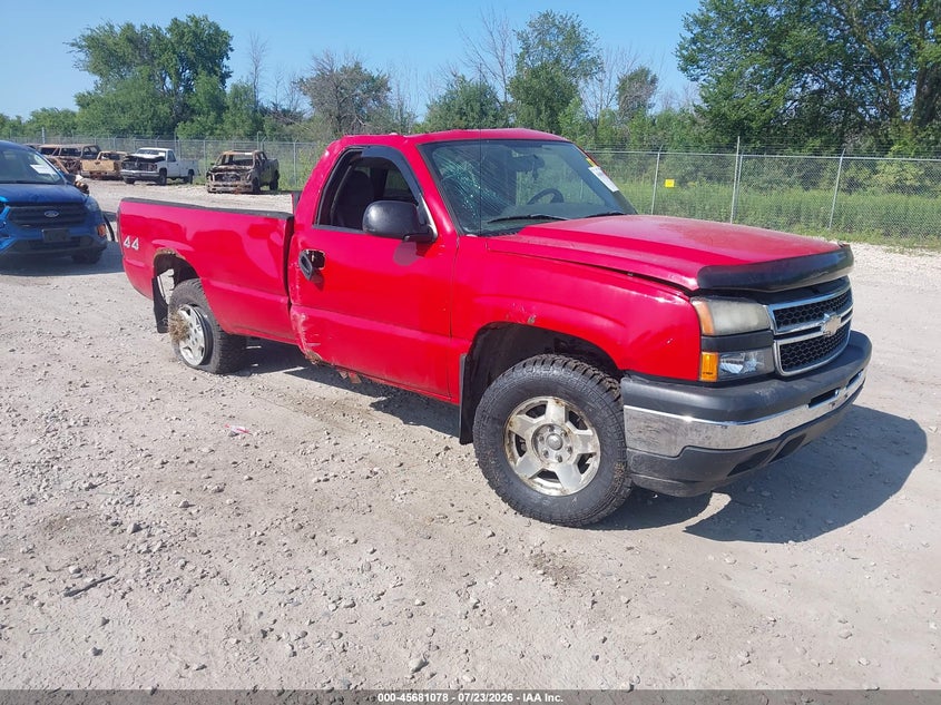 2006 CHEVROLET SILVERADO 1500 WORK TRUCK | 3GCEK14ZX6G242264 | UPCARS