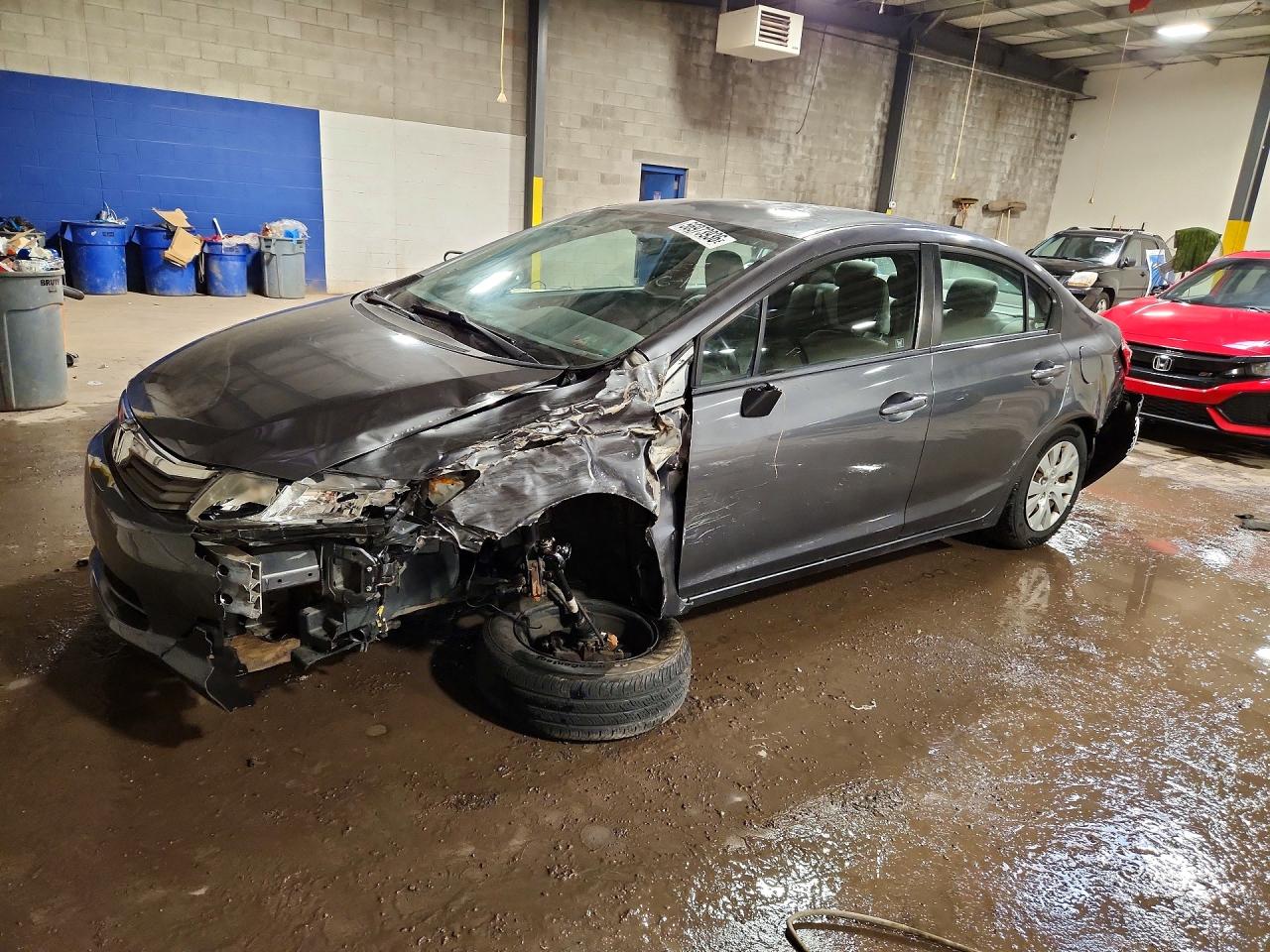 2012 HONDA CIVIC LX | 19XFB2F5XCE314799 | UPCARS