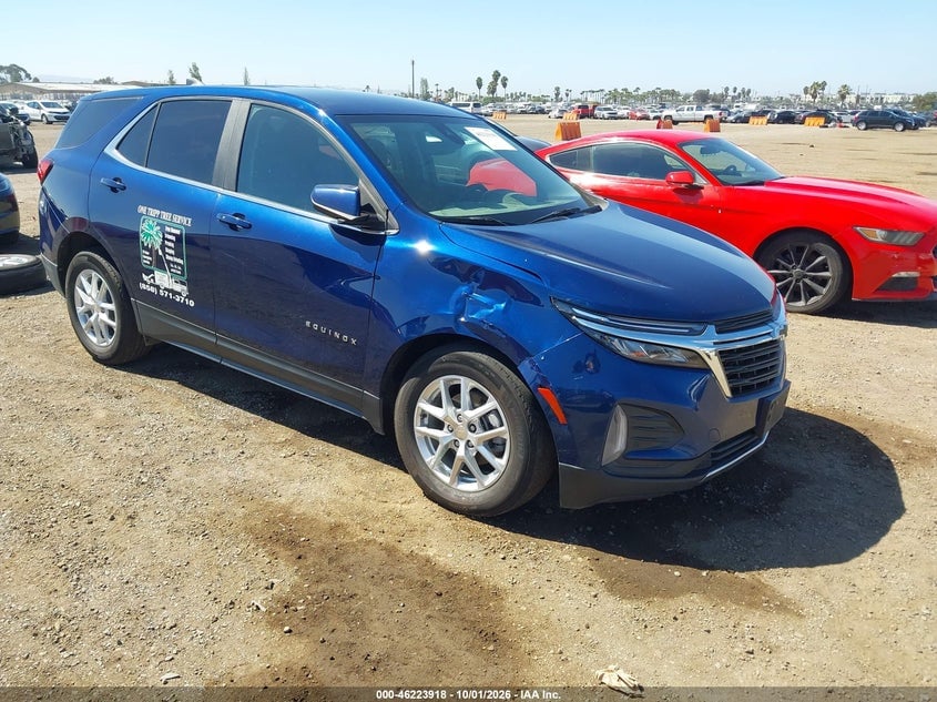 2022 CHEVROLET EQUINOX FWD LT | 3GNAXKEV2NS203317 | UPCARS