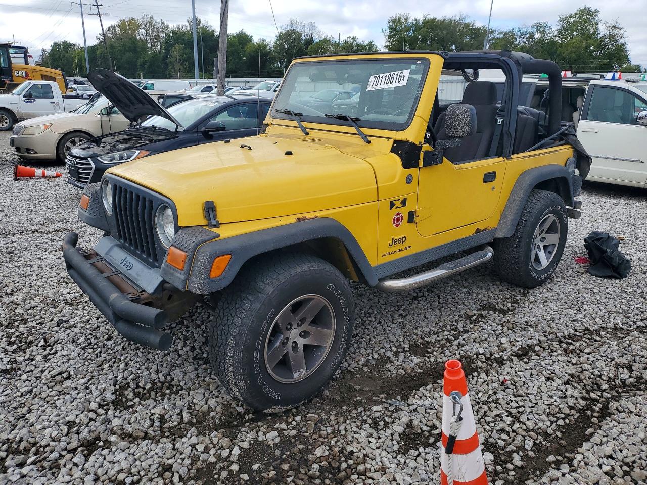 2004 JEEP WRANGLER X | 1J4FA39S64P751544 | UPCARS