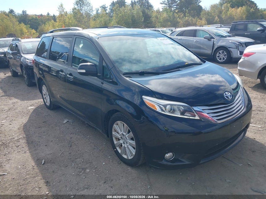 2015 TOYOTA SIENNA LIMITED 7 PASSENGER | 5TDDK3DCXFS122579 | UPCARS