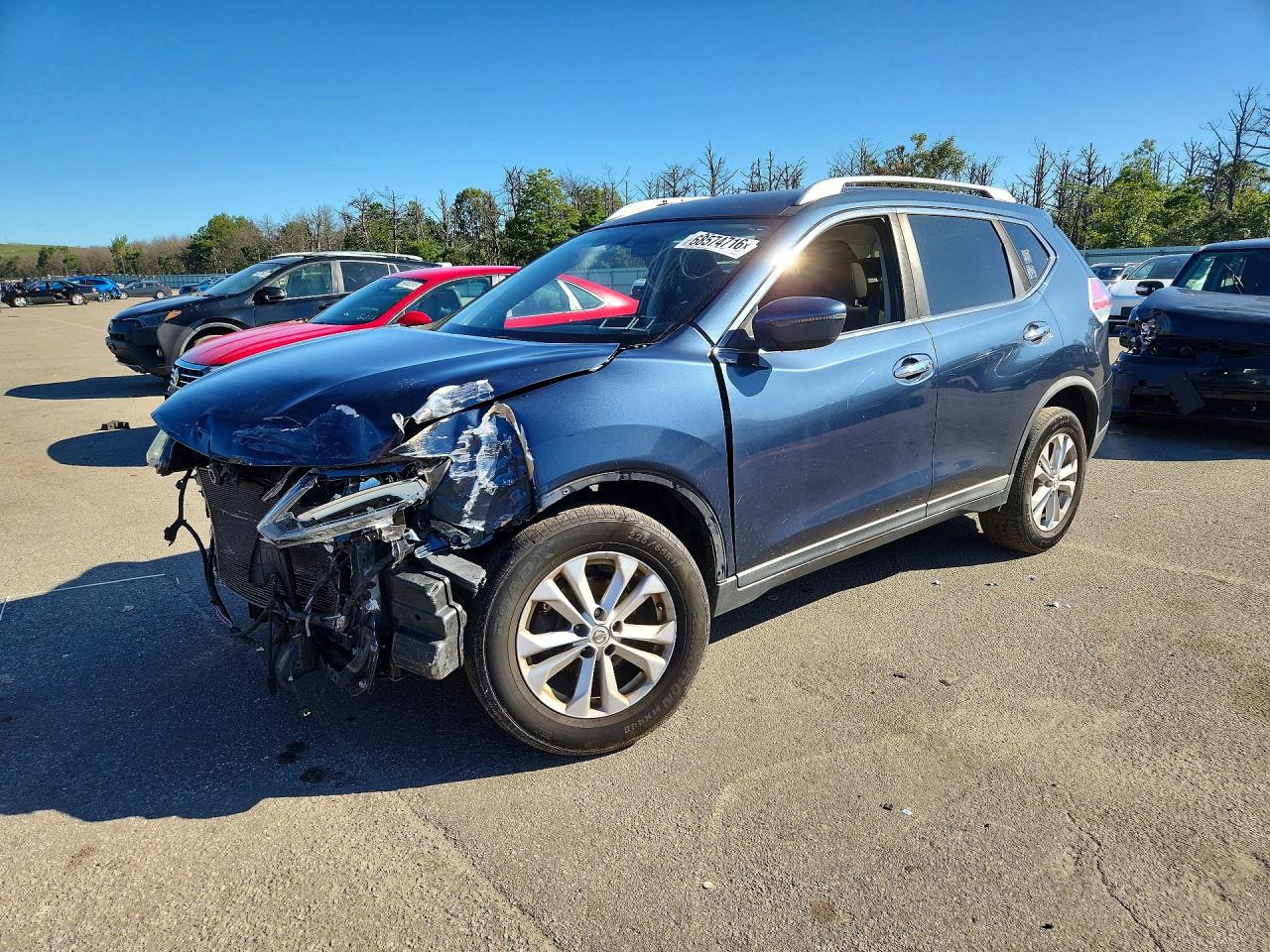 2016 NISSAN ROGUE SV | KNMAT2MV9GP639511 | UPCARS