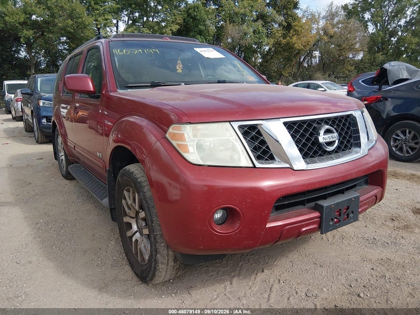 2008 NISSAN PATHFINDER SE V8 | 5N1BR18B18C603653 | UPCARS