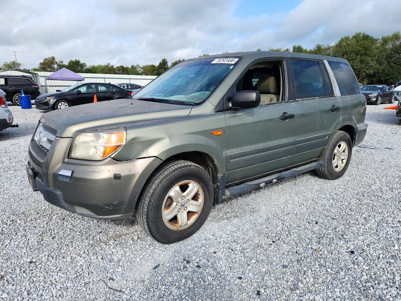 2007 HONDA PILOT LX | 5FNYF28177B005976 | UPCARS