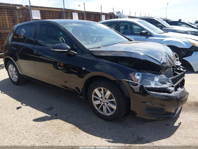 2017 VOLKSWAGEN GOLF TSI S 4-DOOR/TSI SE 4-DOOR/TSI SEL 4-DOOR/TSI WOLFSBURG EDITION 4-DOOR | 3VW217AU9HM064138 | UPCARS