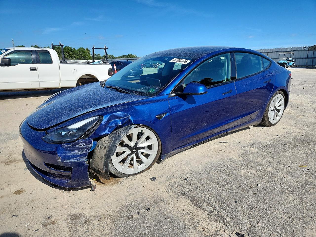 2021 TESLA MODEL 3 | 5YJ3E1EB4MF980435 | UPCARS
