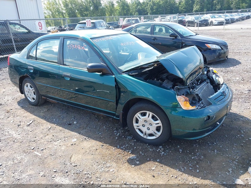 2001 HONDA CIVIC LX | 2HGES16531H609347 | UPCARS