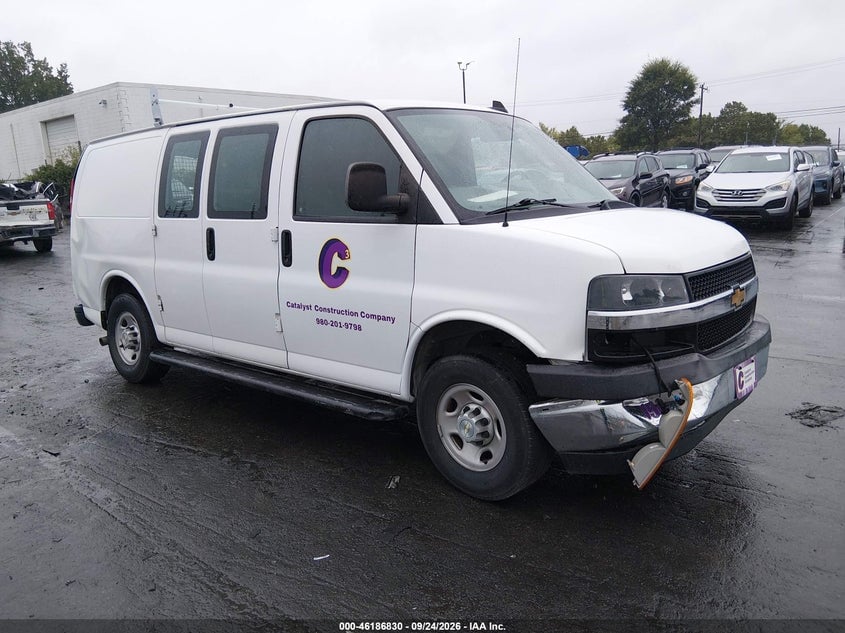 2023 CHEVROLET EXPRESS CARGO RWD 2500 REGULAR WHEELBASE WT | 1GCWGAFP7P1197205 | UPCARS