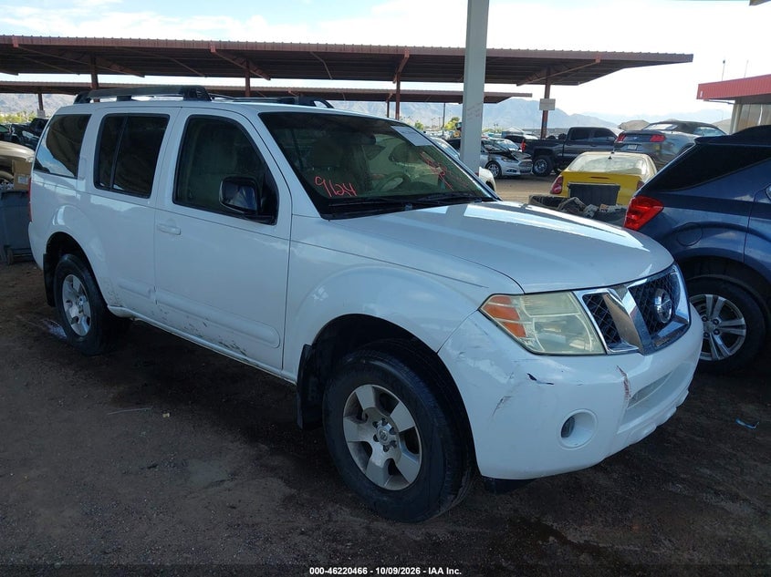 2010 NISSAN PATHFINDER S | 5N1AR1NB4AC621313 | UPCARS