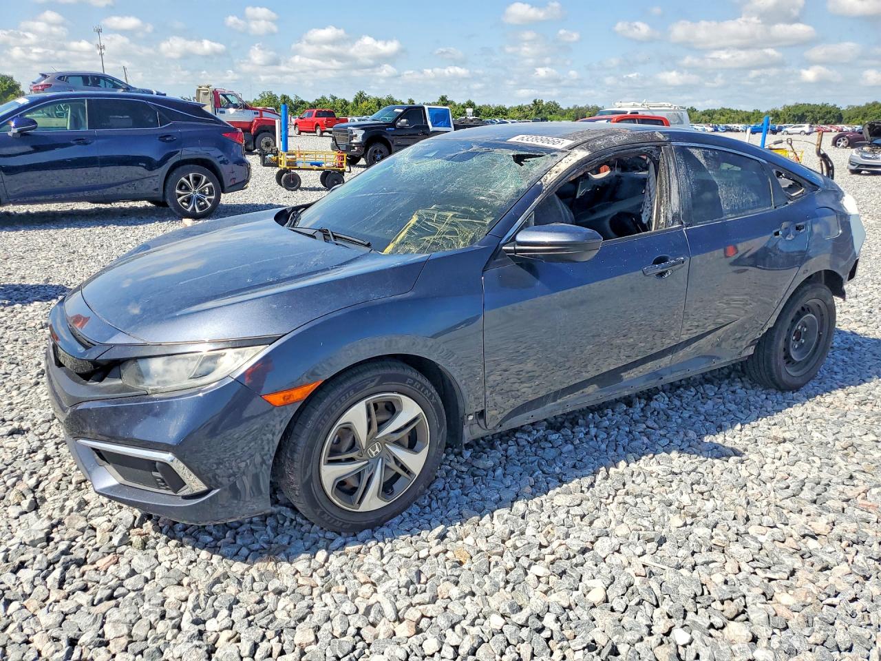 2021 HONDA CIVIC LX | 2HGFC2F66MH528203 | UPCARS