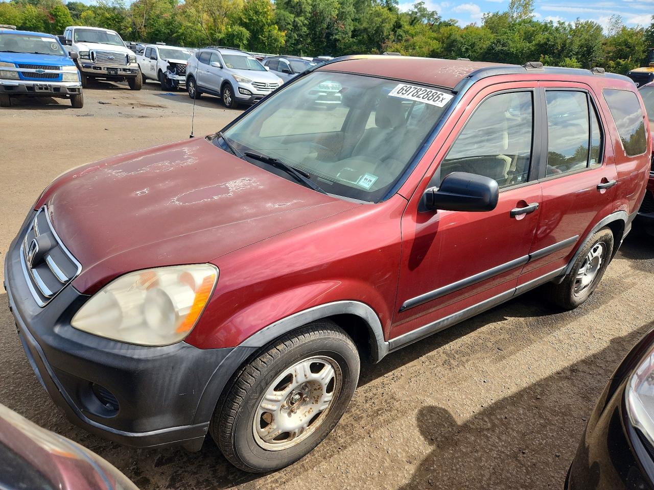 2005 HONDA CRV LX | JHLRD78575C037429 | UPCARS