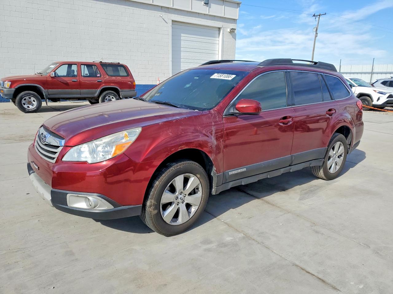 2012 SUBARU OUTBACK 3.6R LIMITED | 4S4BRDKC4C2231484 | UPCARS