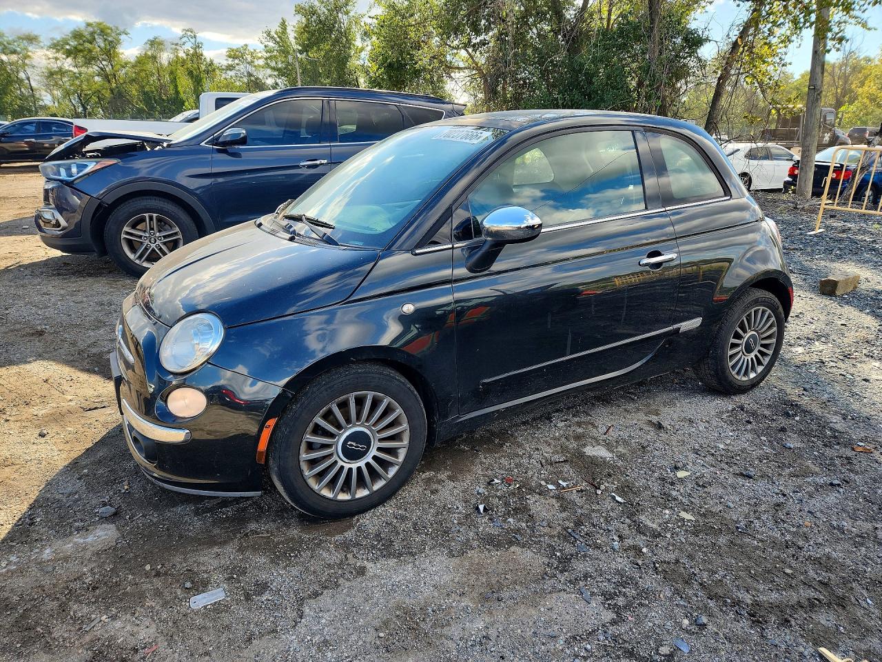 2012 FIAT 500 LOUNGE | 3C3CFFCR2CT280573 | UPCARS