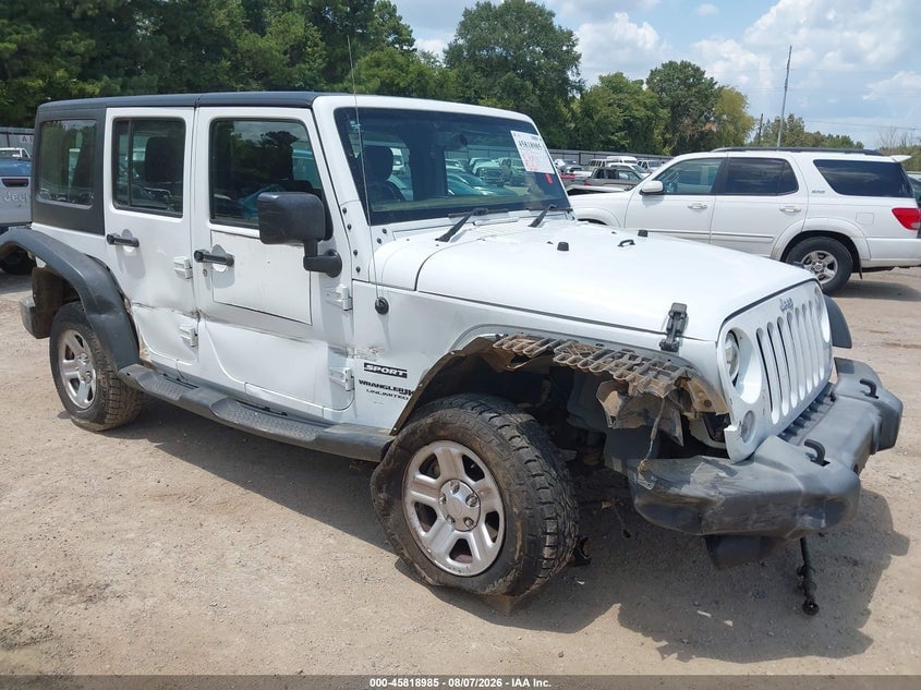 2018 JEEP WRANGLER JK UNLIMITED SPORT RHD 4X4 | 1C4BJWKG7JL838593 | UPCARS