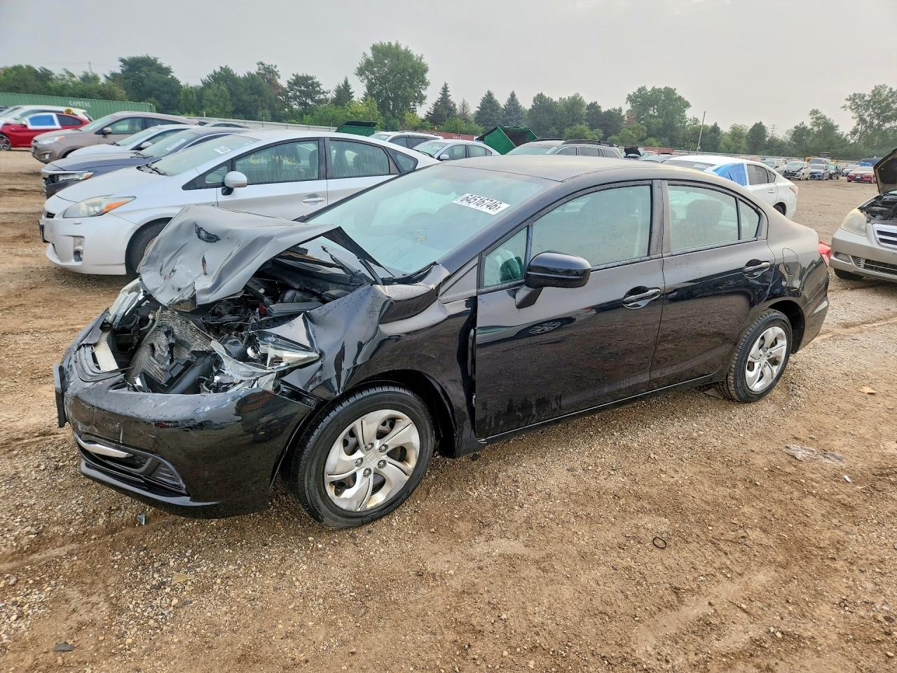 2015 HONDA CIVIC LX | 19XFB2F50FE067720 | UPCARS