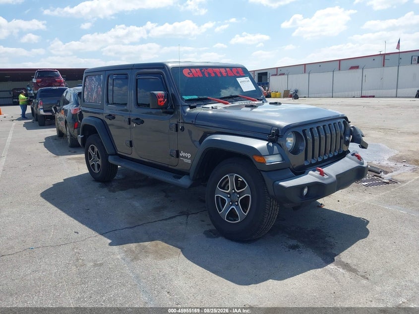 2018 JEEP WRANGLER UNLIMITED SPORT S 4X4 | 1C4HJXDG5JW128815 | UPCARS