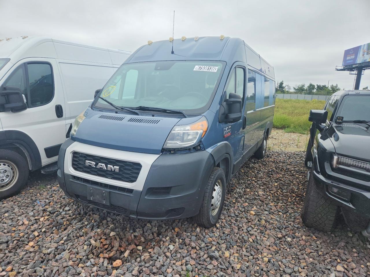 2021 RAM PROMASTER DELIVERY VAN | 3C6MRVJG3ME544612 | UPCARS