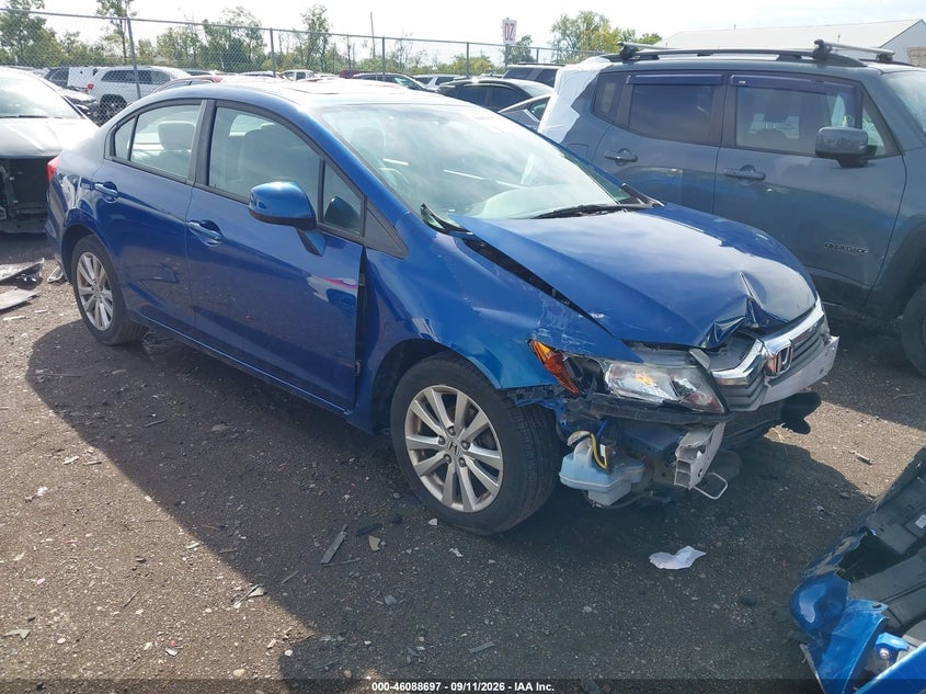 2012 HONDA CIVIC EX | 19XFB2F84CE005453 | UPCARS
