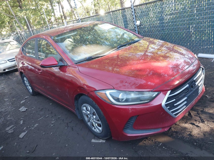 2017 HYUNDAI ELANTRA SE | KMHD74LF2HU397635 | UPCARS