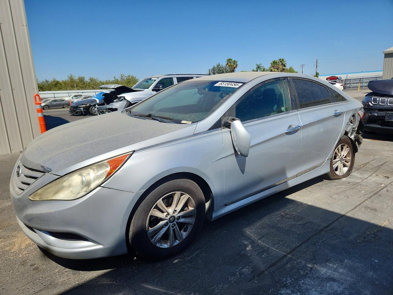 2014 HYUNDAI SONATA GLS | 5NPEB4AC8EH935244 | UPCARS