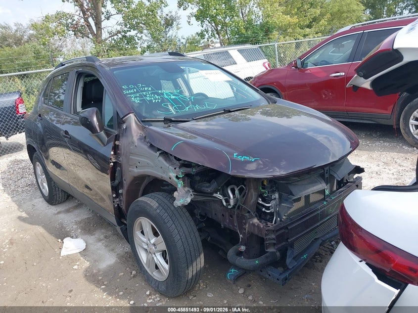2021 CHEVROLET TRAX FWD LT | KL7CJLSB0MB319285 | UPCARS