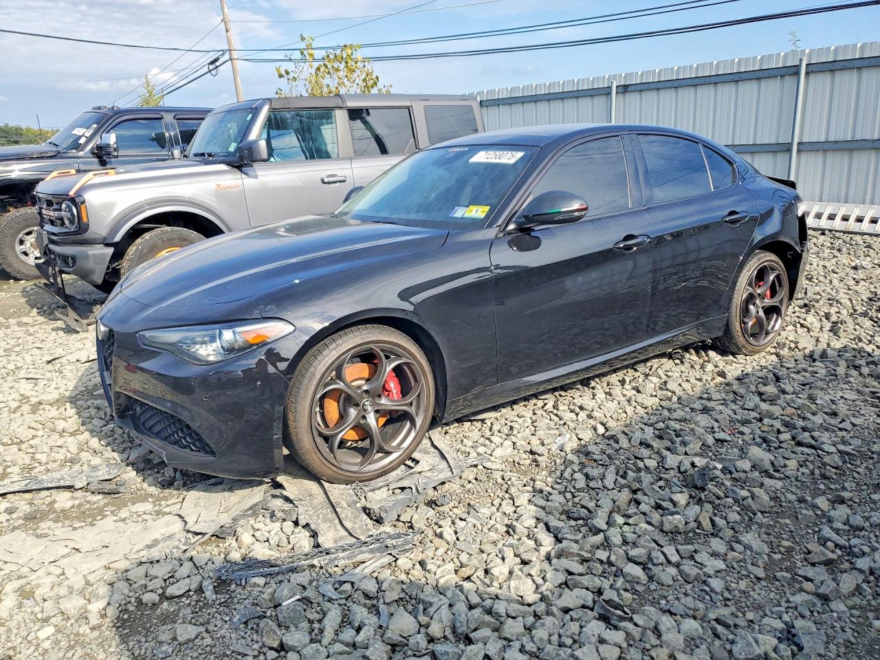 2019 ALFA ROMEO GIULIA TI | ZARFANBN0K7607853 | UPCARS