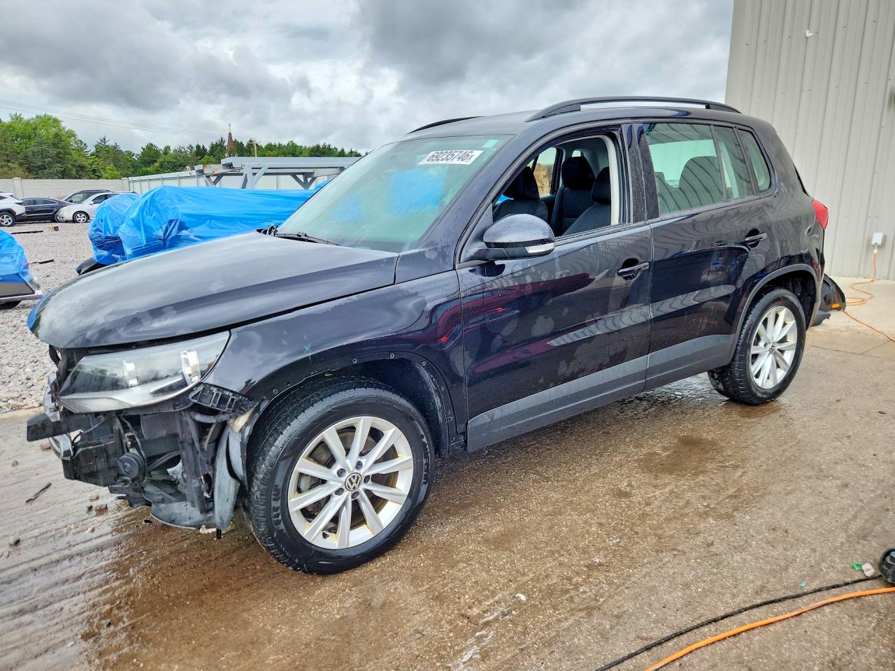 2017 VOLKSWAGEN TIGUAN S | WVGBV7AX2HK053129 | UPCARS
