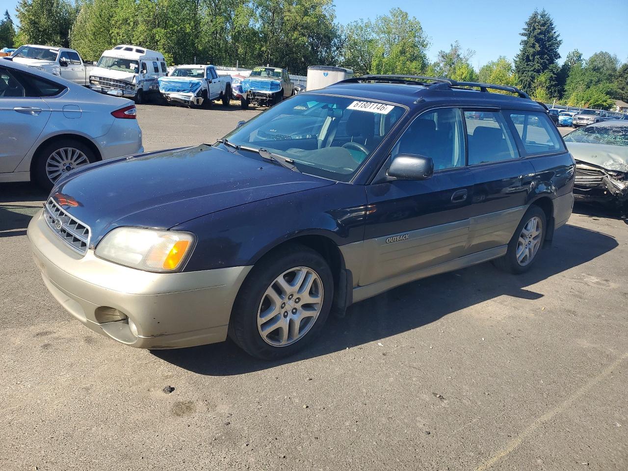 2000 SUBARU LEGACY OUTBACK | 4S3BH6650Y6642122 | UPCARS