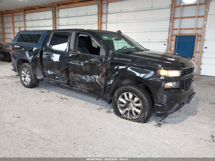 2020 CHEVROLET SILVERADO 1500 4WD  SHORT BED CUSTOM | 1GCPYBEHXLZ343772 | UPCARS