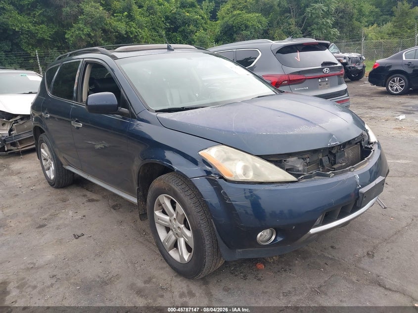 2006 NISSAN MURANO SL | JN8AZ08W96W515513 | UPCARS