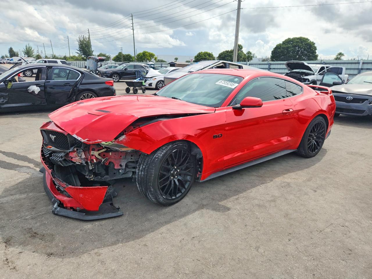 2019 FORD MUSTAN GT | 1FA6P8CF1K5200451 | UPCARS
