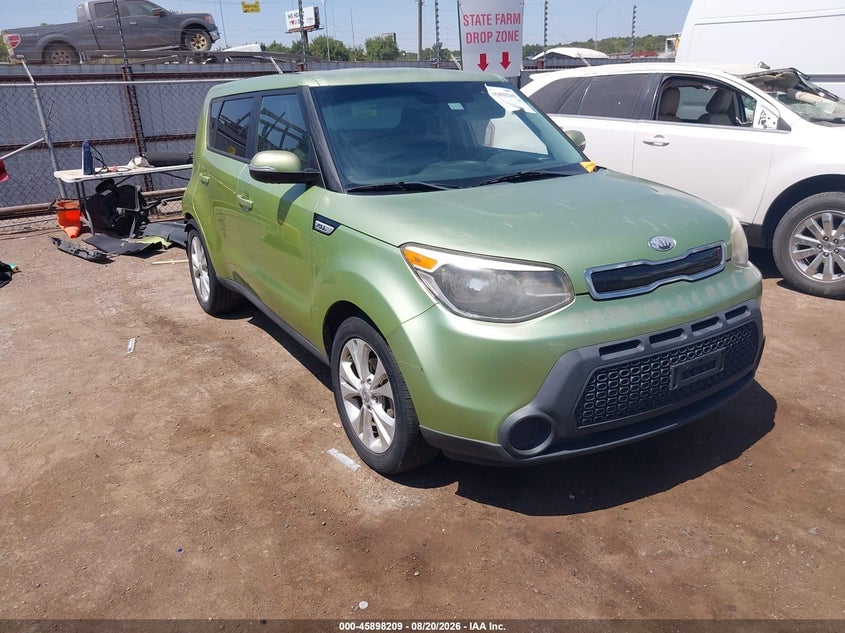 2014 KIA SOUL + | KNDJP3A59E7726238 | UPCARS